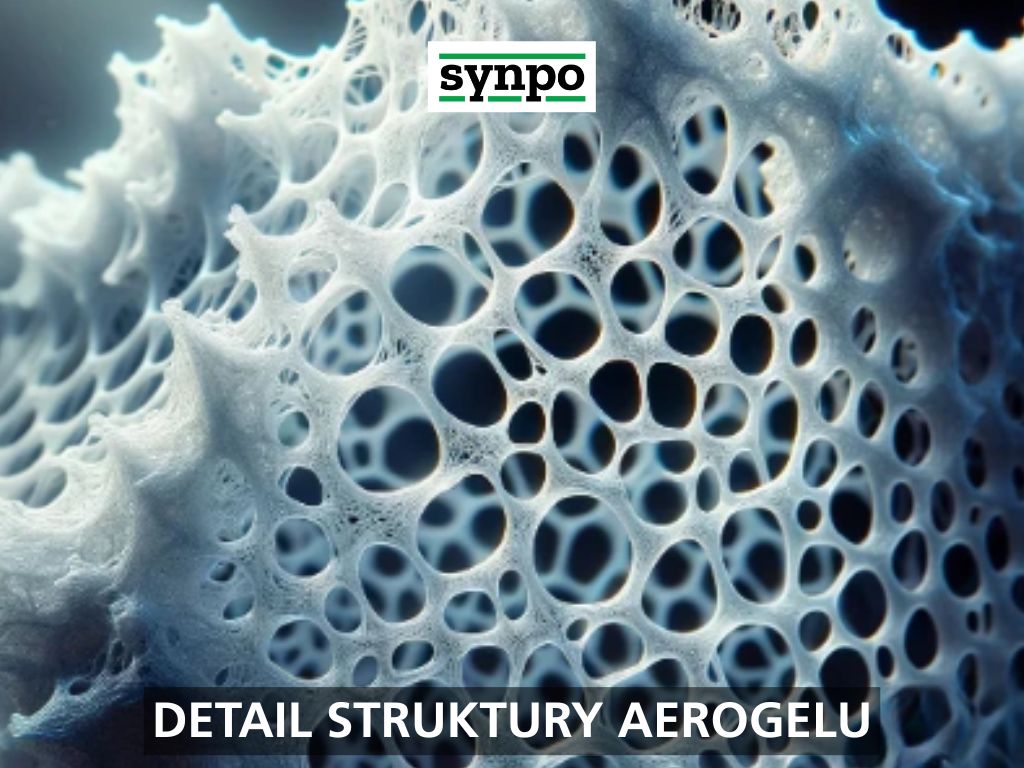 DETAIL STRUKTURY AEROGELU